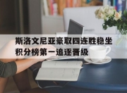 乐鱼官网-斯洛文尼亚豪取四连胜稳坐积分榜第一追逐晋级