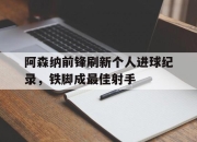 乐鱼app-阿森纳前锋刷新个人进球纪录，铁脚成最佳射手